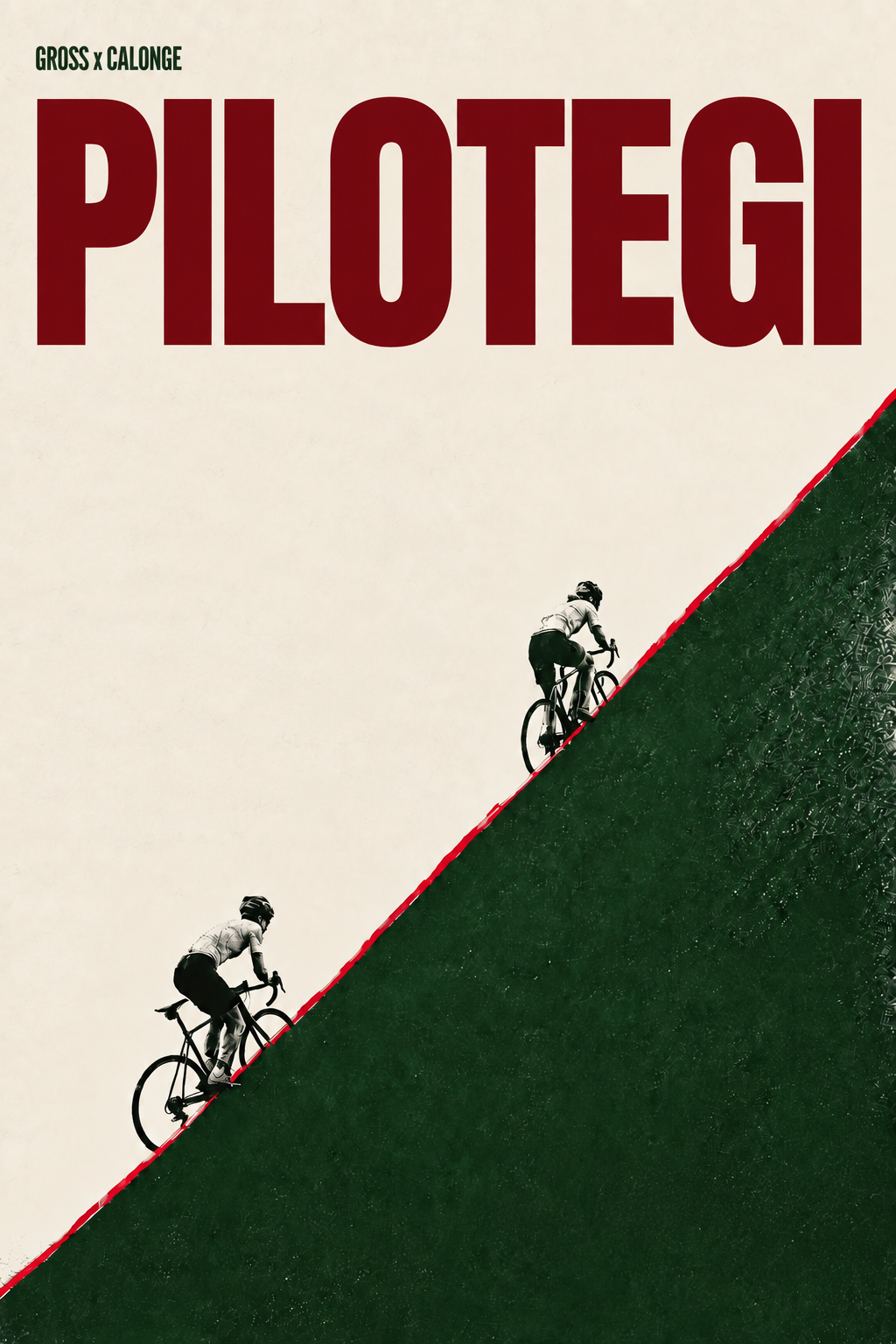 PILOTEGI: dos ciclistas ascienden una pendiente